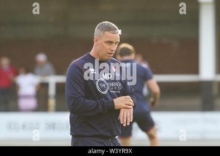 Hereford FC v Cheltenham Town FC à Edgar Street (l'avant-saison Friendly - 17 juillet 2019) - Michael Duff Photo par Antony Thompson - Mille mot moi Banque D'Images