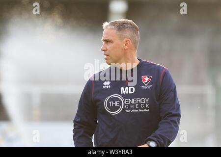 Hereford FC v Cheltenham Town FC à Edgar Street (l'avant-saison Friendly - 17 juillet 2019) - Michael Duff Photo par Antony Thompson - Mille mot moi Banque D'Images