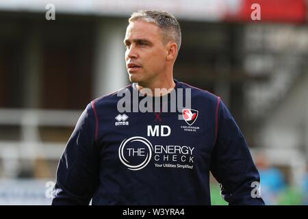 Hereford FC v Cheltenham Town FC à Edgar Street (l'avant-saison Friendly - 17 juillet 2019) - Michael Duff Photo par Antony Thompson - Mille mot moi Banque D'Images