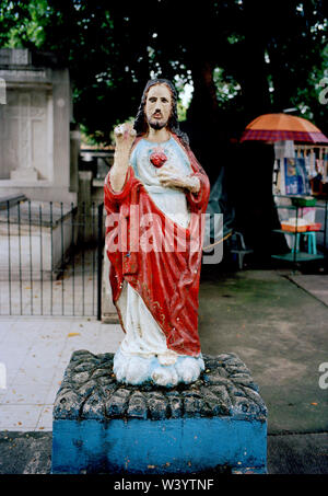 Cimetière du sud de Manille à Manille à Luzon Manille aux Philippines en Asie du Sud-Est Extrême-Orient. Le christianisme chrétienne Banque D'Images