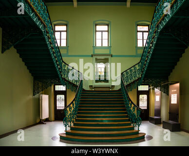 Escalier dans Luitpoldbad Bad Kissingen, Allemagne Banque D'Images