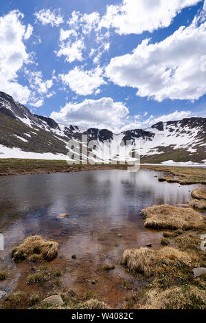 Summit Lake Park à Mt. Evans à haute altitude au Colorado Banque D'Images