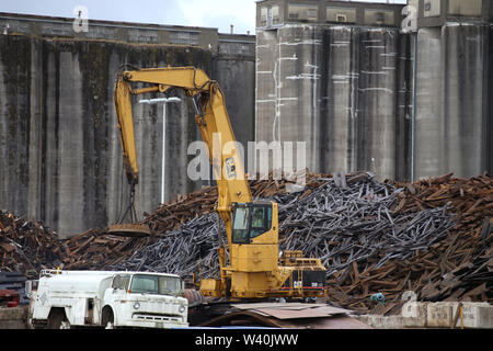 Scrap Metal Recycling Banque D'Images