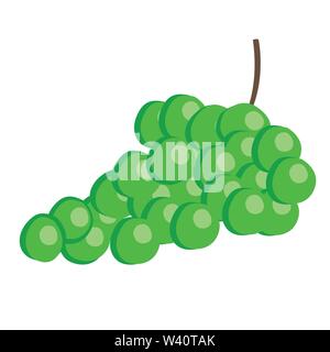 Un paquet de raisins verts illustrations vectorielles. Illustration de Vecteur