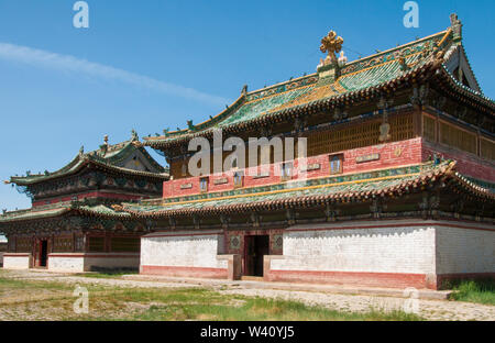 Erdene Zuu Khiid (cent trésors monastère) sur le site de l'ancienne Karakorum, moderne-jour Kharkhorin, vallée de l'Orkhon, Mongolie Banque D'Images