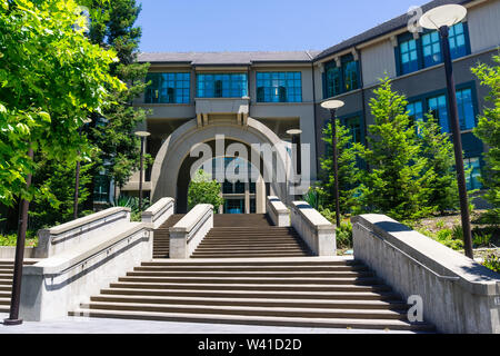 Juillet 13, 2019 Berkeley / CA / USA - La bibliothèque de l'école à l'Université de Californie, Berkeley Banque D'Images