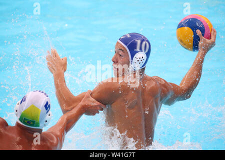 Gwangju, Corée du Sud. 19 juillet, 2019. Yusuke Inaba (JPN) Water-polo : 18e Championnats du monde FINA 2019 Gwangju Men's Groupe Préliminaire D match entre le Brésil et le Japon à l'Université de Nambu 11 motifs dans Gwangju, Corée du Sud . Credit : YUTAKA/AFLO SPORT/Alamy Live News Banque D'Images