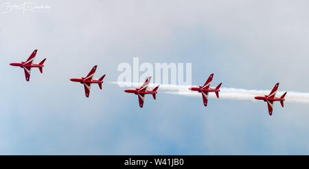 Photo prise à la Flying Legends Air Show à Duxford Banque D'Images