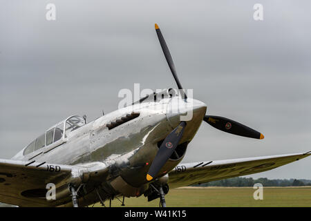 Photo prise à la Flying Legends Air Show à Duxford Banque D'Images