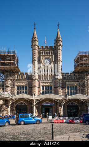 La gare de Temple Meads, Bristol, Royaume-Uni Banque D'Images