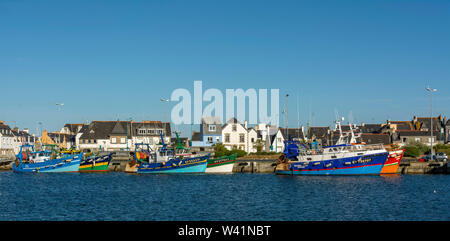 Le Guivinec harbour, Pays Bigouden, Finistère, Bretagne, France Banque D'Images