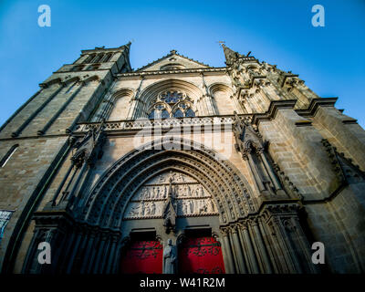 Vannes. La cathédrale Saint-Pierre, Morbihan, Bretagne, France Banque D'Images