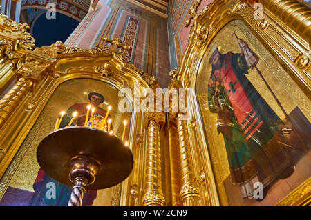 Le Conseil métropolitain de la Sainte égale aux apôtres de Marie Madeleine à Varsovie est une cathédrale orthodoxe polonaise à l'al. Solidarnosci 52, ouvert, j'ai Banque D'Images