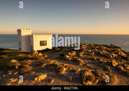 À la tombée de la tour Sud à Ianthi pile sur l'île d'Anglesey, au Pays de Galles UK Banque D'Images