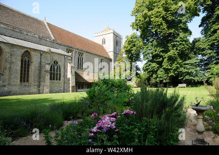 Abbaye de Dorchester, Dorchester on Thames, Oxfordshire l'abbaye de Saint Pierre et Saint Paul a été donné à St Birinius en 634 par le roi de Wessex. Le comte Banque D'Images