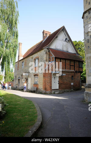 Abbey Guest House and Museum. The Old School House abrite aujourd'hui un musée et était autrefois l'abbaye Guest House,Dorchester on Thames, Oxfordshire Banque D'Images