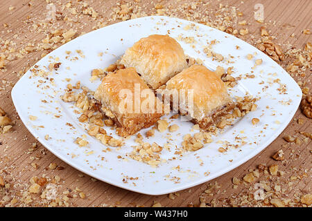 Cevizli baklava turc meilleur Banque D'Images