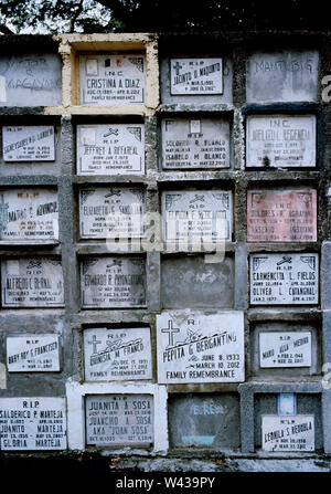 Cimetière du sud de Manille à Manille à Luzon Manille aux Philippines en Asie du Sud-Est Extrême-Orient. Banque D'Images