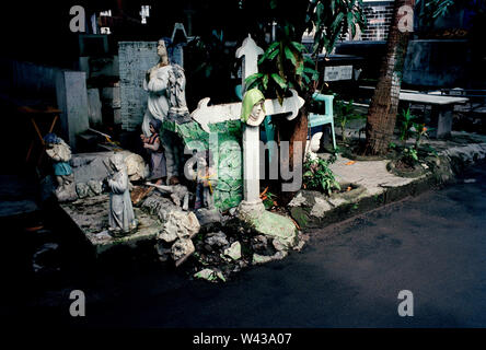 Cimetière du sud de Manille à Manille à Luzon Manille aux Philippines en Asie du Sud-Est Extrême-Orient. Banque D'Images