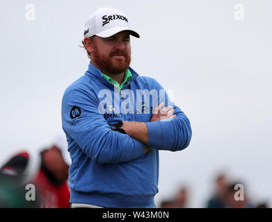 Portrush, pays d'Antrim, en Irlande du Nord. 19 juillet 2019. 19 juillet, Portrush, pays d'Antrim, en Irlande du Nord ; le 148e Open Golf Championship, Royal Portrush, série 2 ; JB Holmes (USA) s'apprête à jouer à partir de la 17e tee Crédit : Action Plus de Sports/Alamy Live News Banque D'Images