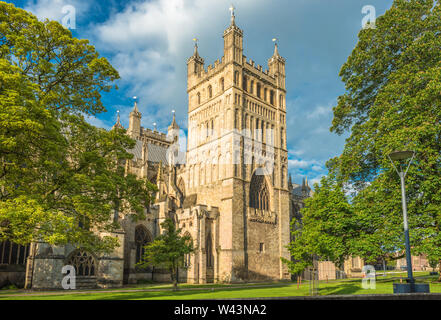 Cathédrale d'Exeter, Devon. L'Angleterre. UK. Banque D'Images