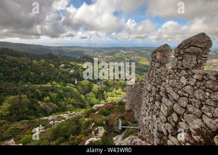 Castelo dos Mouros, à Sintra, Lisbonne Banque D'Images