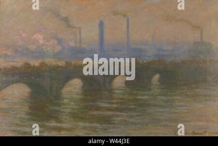 Claude Monet Pont de Waterloo - Londres. Banque D'Images