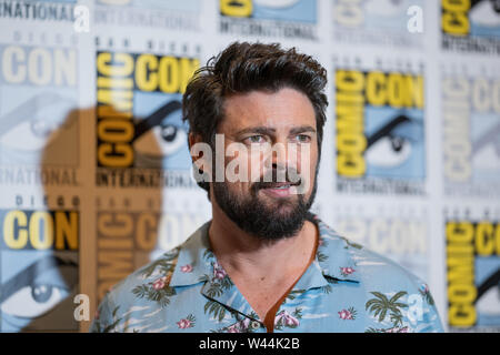 San Diego, CA. 19 juillet, 2019. Karl Urban de l'Amazone Boys au San Diego Comic Con le 19 juillet 2019. Crédit : Tony Forte/media/Alamy Punch Live News Banque D'Images