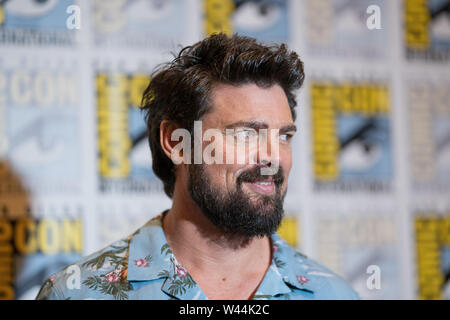 San Diego, CA. 19 juillet, 2019. Karl Urban de l'Amazone Boys au San Diego Comic Con le 19 juillet 2019. Crédit : Tony Forte/media/Alamy Punch Live News Banque D'Images