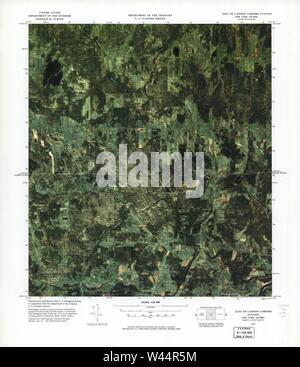 Carte image couleur - (points d'entrée, United States-Canadian frontière) Banque D'Images