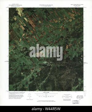 Carte image couleur - (points d'entrée, United States-Canadian frontière) Banque D'Images