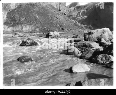Colorado River, de la Hance, sentier, Grand Canyon, à l'Est, 1900-1930 Banque D'Images
