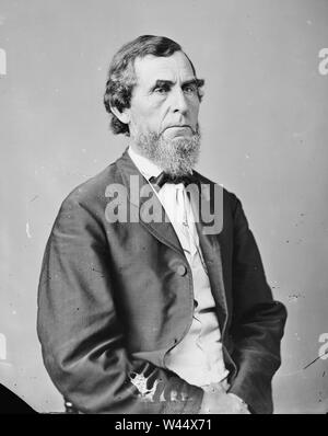 Columbus Delano, l'honorable de l'Ohio. Délégué à la Convention nationale républicaine à Chicago en 1860. Banque D'Images