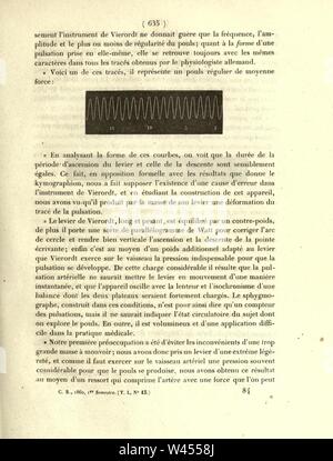 Tous comptes rendus des séances de l'Académie des sciences (page 635) Banque D'Images