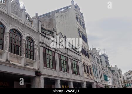 Haikou Road Vieille Ville sur l'île de Hainan Banque D'Images