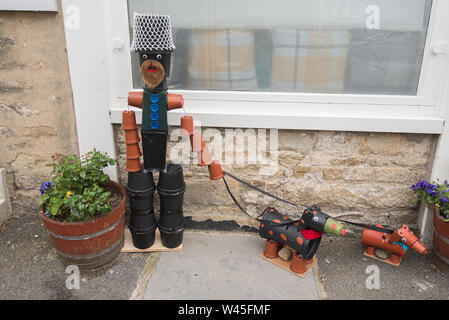 Festival 2019 Flowerpot régler Banque D'Images