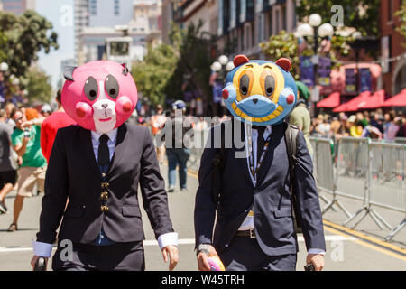 20 juillet 2019 - San Diego, Californie, États-Unis - San Diego Comic-Con 2019 cosplay (crédit Image : © Marissa Carter/Zuma sur le fil) Banque D'Images