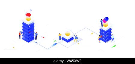 Illustration sur le thème de la pharmacologie. Vector illustration. D'excellente réputation. L'industrie pharmaceutique, les serveurs de données. Arrière-plan de la bannière. L'image est i Illustration de Vecteur