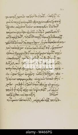 Copie de la description de l'anonyme d'Athènes, d'un manuscrit du 15e siècle sept pages numérotées 29-32 Sixième page - Laborde Léon Emmanuel S - 1854. Banque D'Images