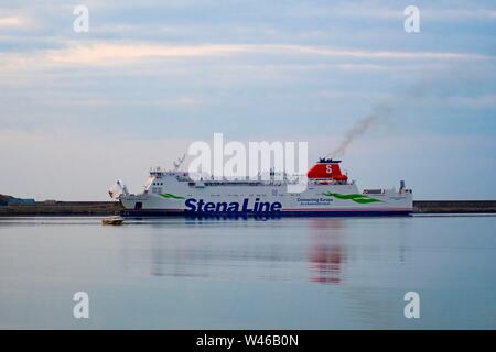 Stena Line ferry Fishguard à Roslare Banque D'Images