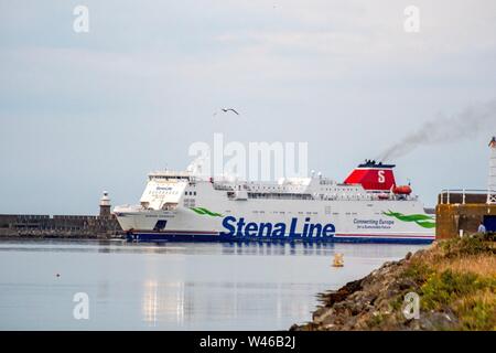 Stena Line ferry Fishguard à Roslare Banque D'Images