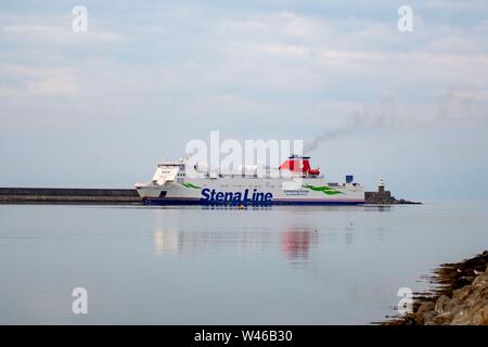 Stena Line ferry Fishguard à Roslare Banque D'Images