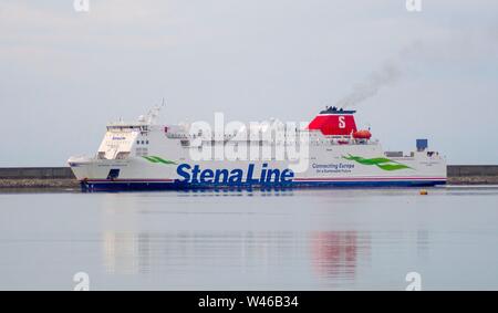 Stena Line ferry Fishguard à Roslare Banque D'Images