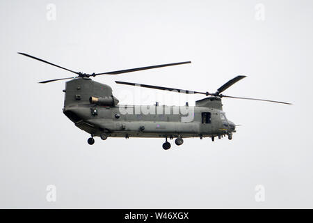 Hélicoptère Chinook de la RAF Banque D'Images