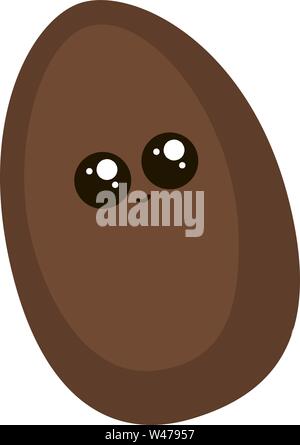 Cute kiwi, illustration, vecteur sur fond blanc. Illustration de Vecteur