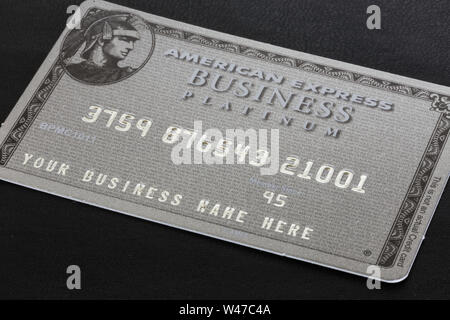 American Express Carte de crédit d'entreprise, USA Banque D'Images