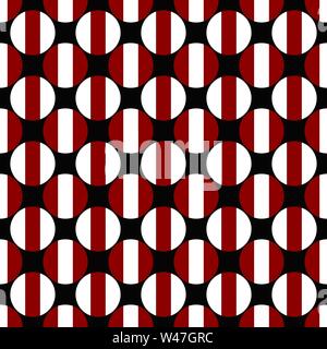 Motif de cercles géométriques abstraites - arrière-plan graphique vectoriel Illustration de Vecteur