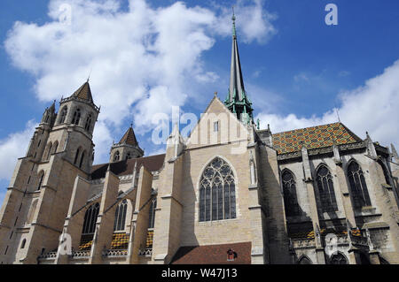 Cathédrale de Saint Benignus de Dijon, Dijon Cathédrale, cathédrale Saint-Bénigne de Dijon, Dijon, France, Europe Banque D'Images