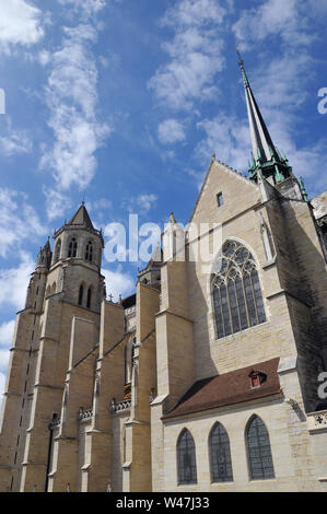 Cathédrale de Saint Benignus de Dijon, Dijon Cathédrale, cathédrale Saint-Bénigne de Dijon, Dijon, France, Europe Banque D'Images