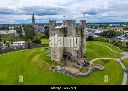 Le Château de Trim est un château normand sur la rive sud de la rivière Boyne, en garniture, comté de Meath, en Irlande. Banque D'Images